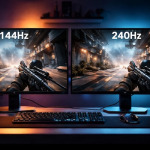 144Hz vs. 240Hz Monitor: Lohnt sich der Unterschied?