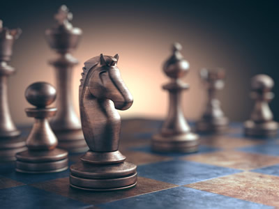 Die 5. Runde der Schachmeisterschaft