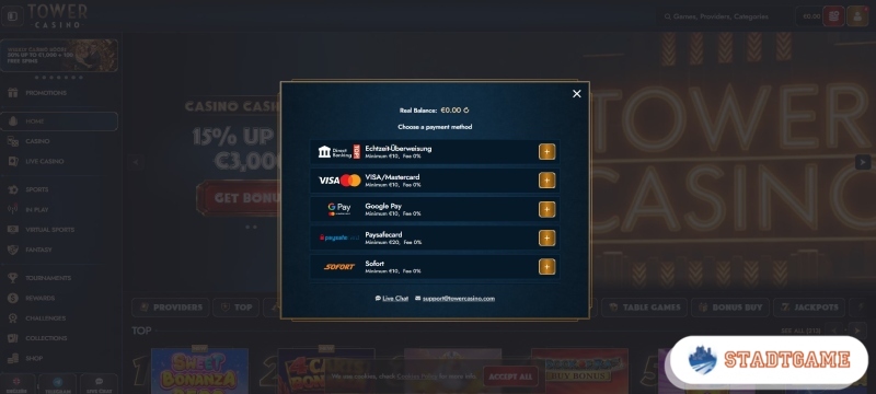 Gewinne per PayPal im Casino mit 10€ auszahlen