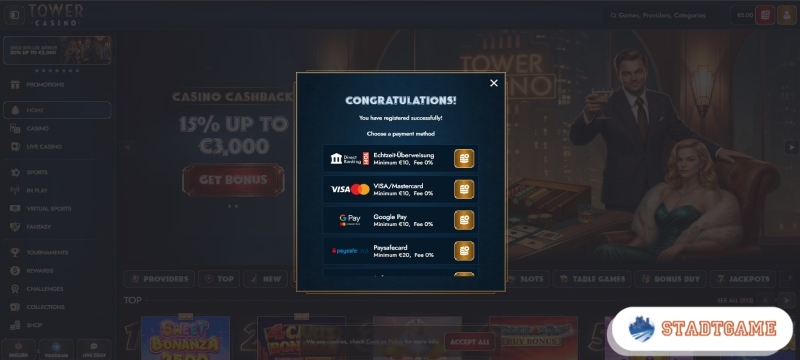 10 € per PayPal im Casino einzahlen