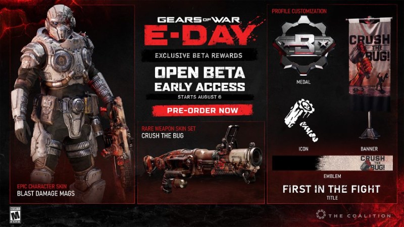 GOW-exklusive Beta-Belohnungen