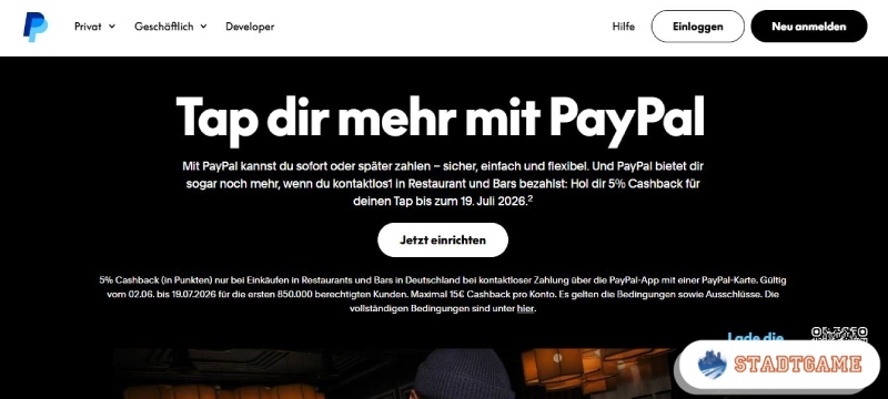 PayPal Konto für Casino ohne OASIS erstellen