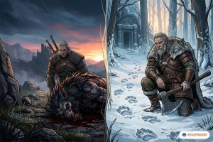 The Blood of Dawnwalker vs. Witcher 3