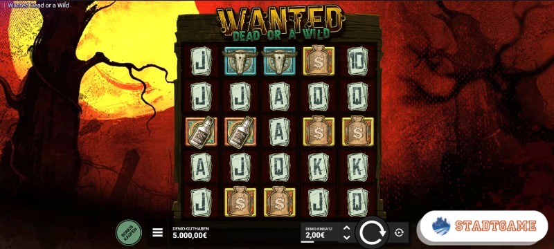 Wanted Dead or a Wild Bonus Buy