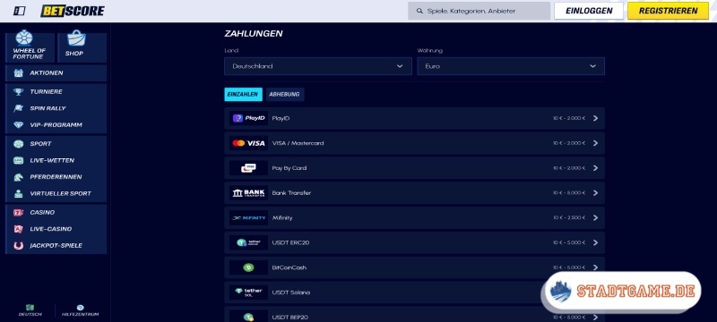 Einzahlung im Online Casino ohne Identifizierung