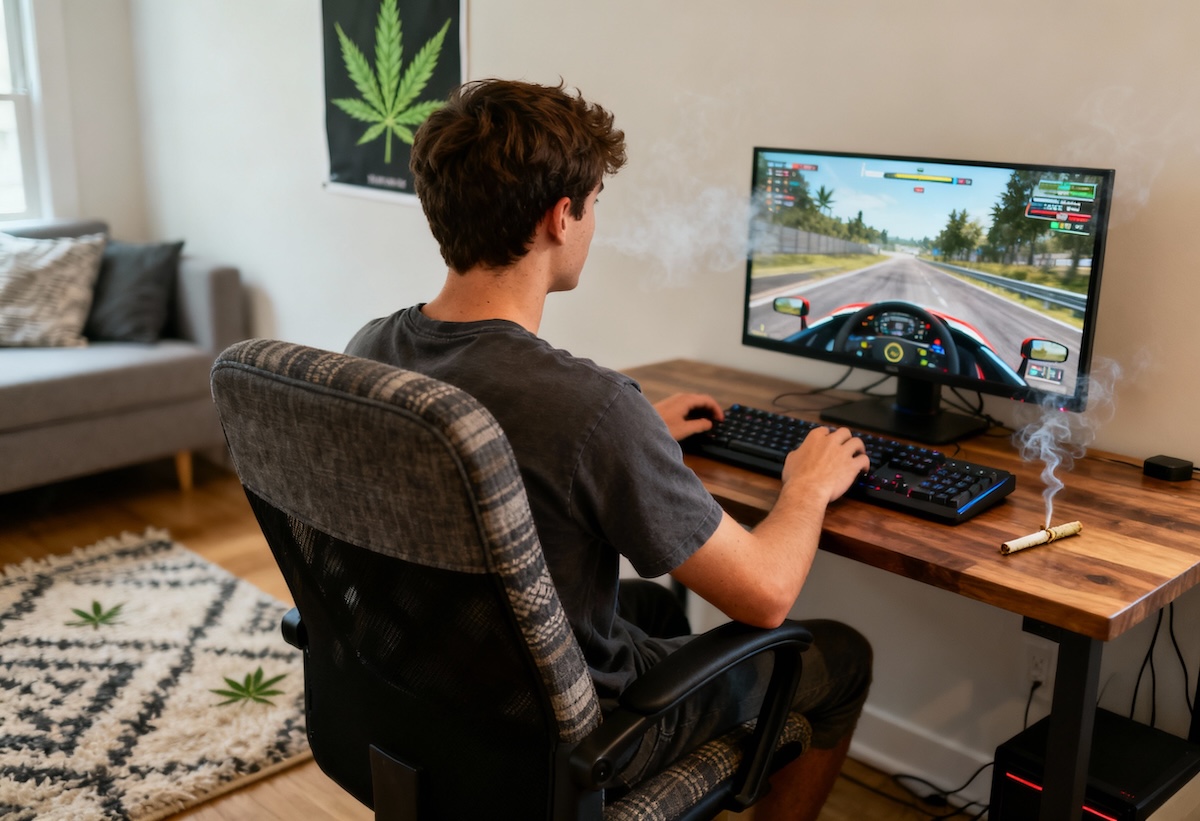 Cannabis beim Zocken: Hat das High Einfluss auf den Highscore?