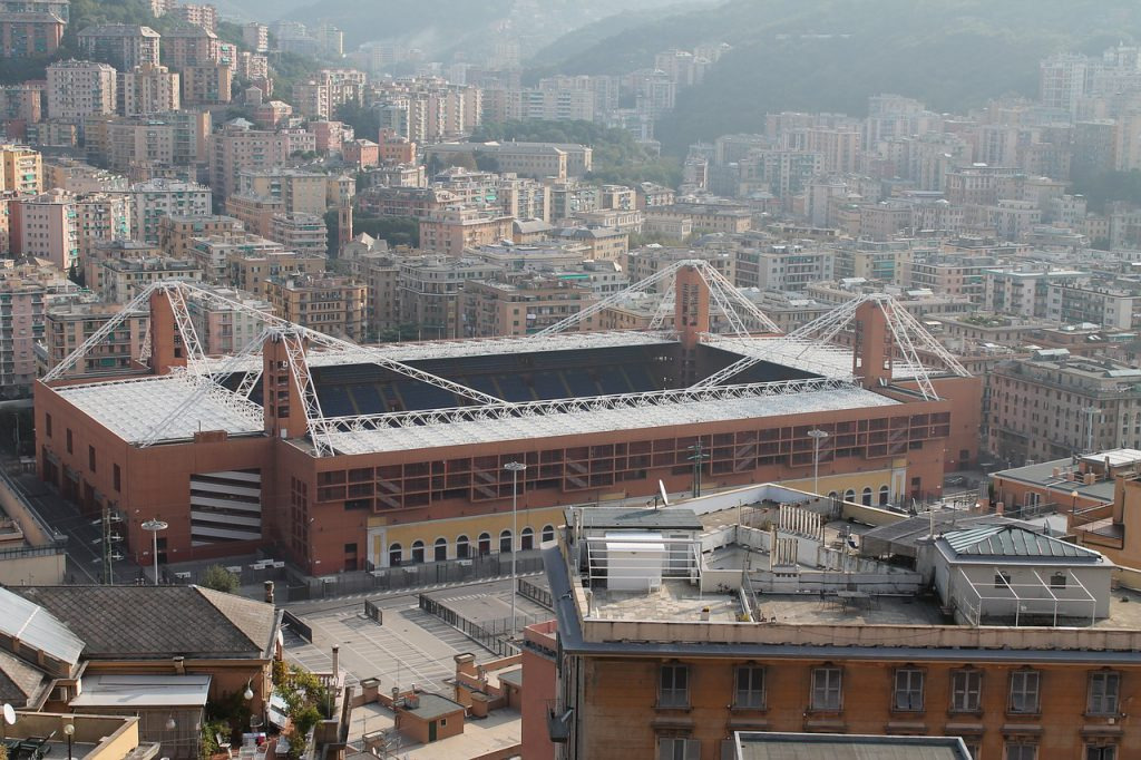 fussball stadion sampdoria genua