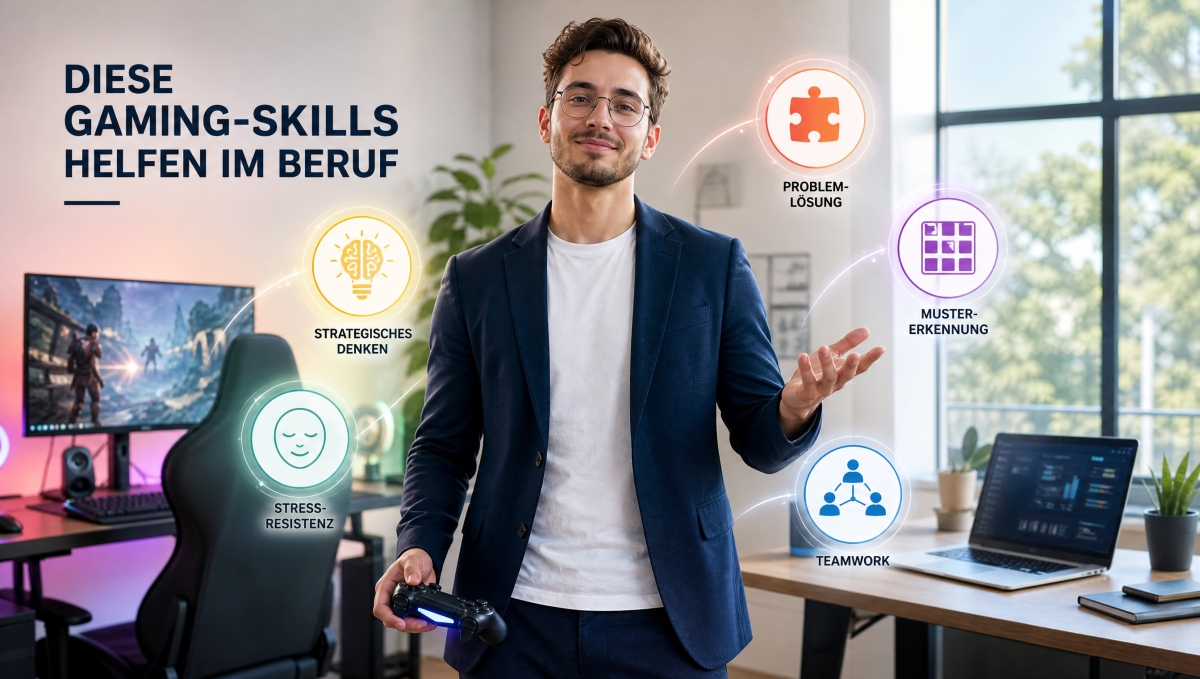Diese Gaming-Skills können auch im Berufsalltag helfen