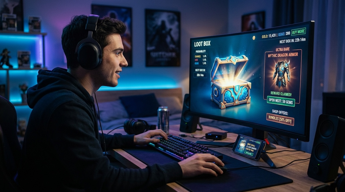 Von Lootbox bis Online-Casino: Wo die Grenzen im digitalen Spielen verschwimmen