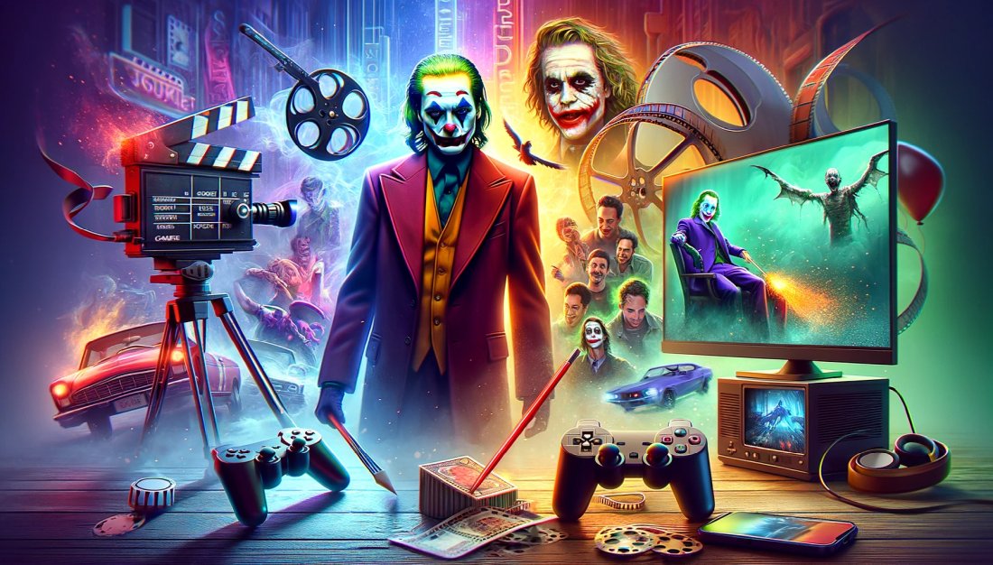 Joker als Figur im Film und Videospiel Adaptionen
