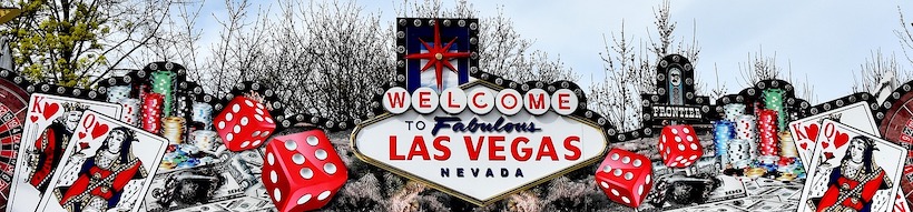 Grafik Collage zum Thema Las Vegas Casinos