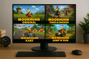 Die Moorhuhn Reihe