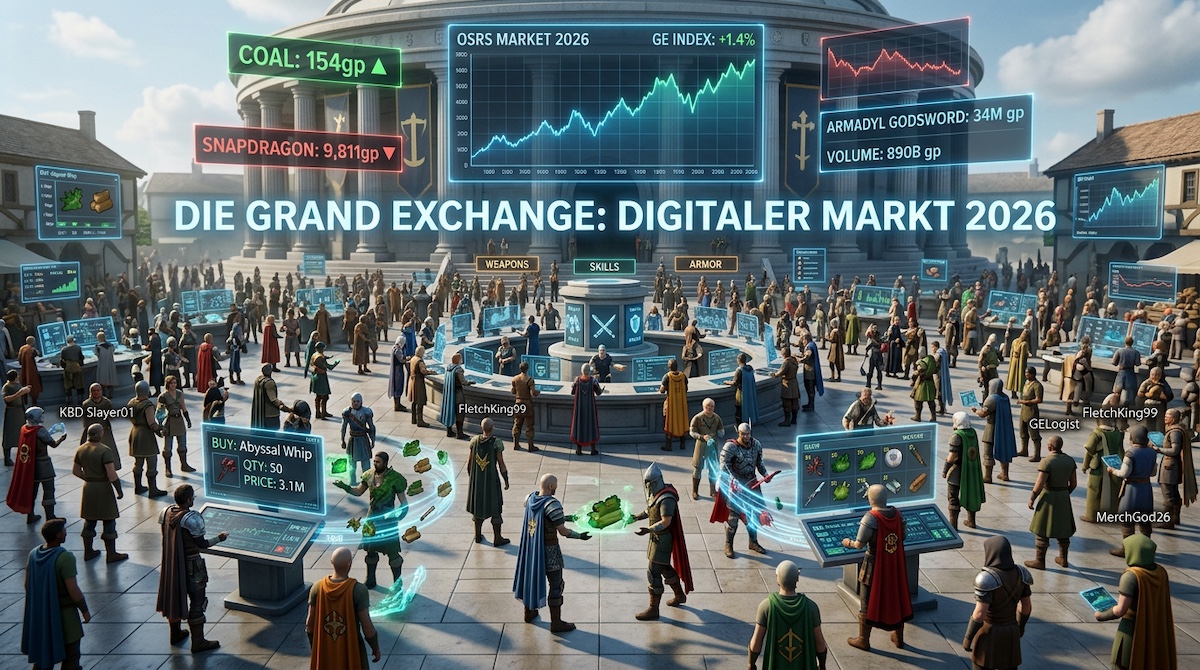 Die Grand Exchange als Makro-Simulator: Was die OSRS-Wirtschaft Business-Gamern beibringt