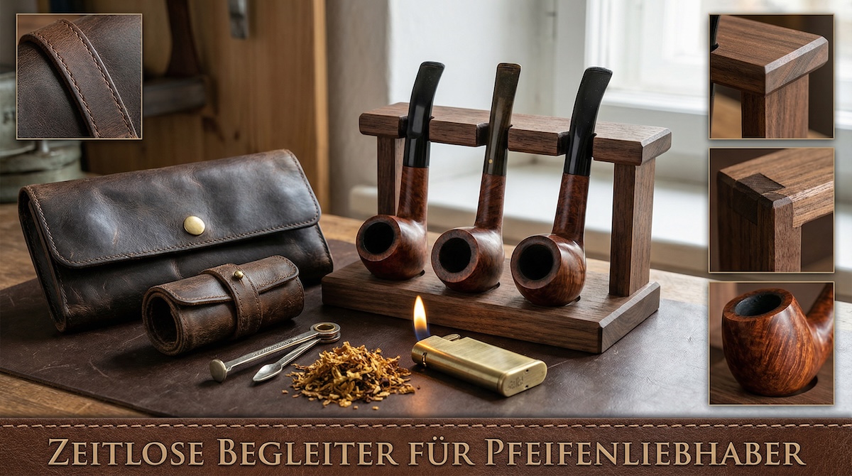 Pfeifenständer aus Massivholz