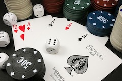 Poker Szene in einem Hollywood-Film