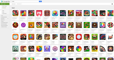 Roulette Spiele im Google Play Store
