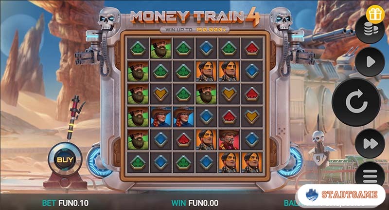 Money Train 4 bonus buy gokkast met westernthema