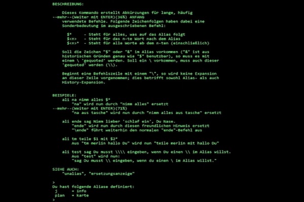 Spielverlauf bei Tamedhon