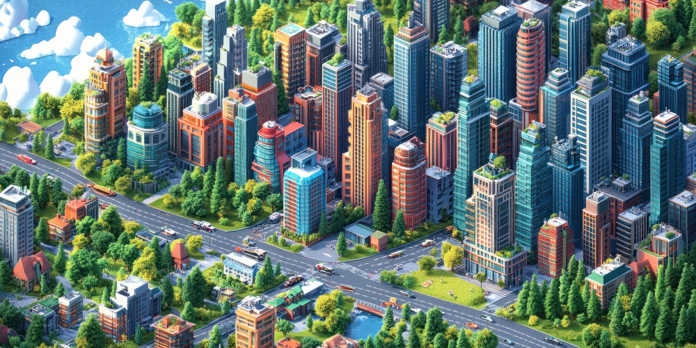 Statdbau in der Simulation