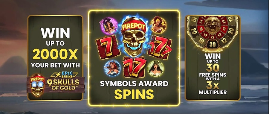 Die verschiedenen Symbole im Piraten-Slot von Microgaming