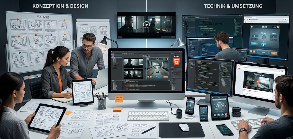 Technische Umsetzung von Playable Ads