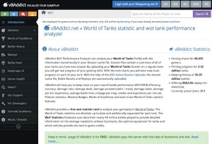 vBaddict.net - wot stats und performance analyse