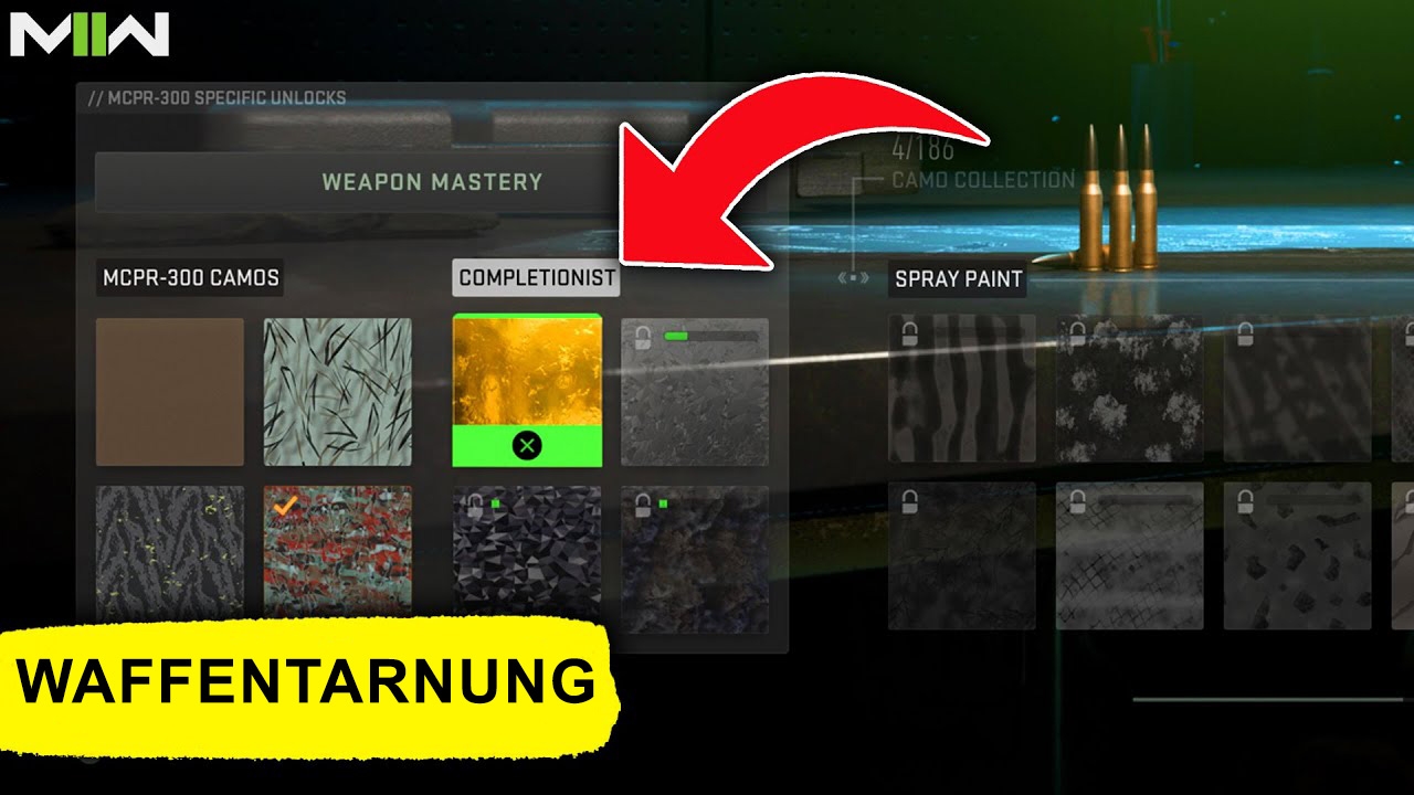 Waffentarnungen in Call of Duty Modern Warfare 2 Freischalten